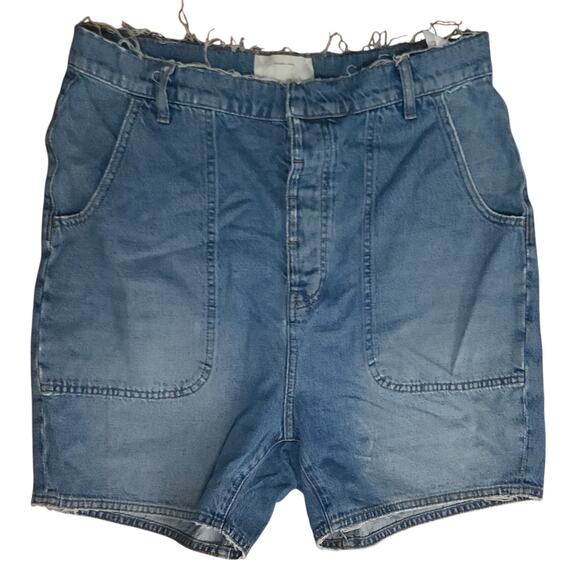 NWT | ONE Teaspoon Drop Crotch Bunker Short‎ Organic 34" Low Waist | MSRP $175 - Picture 1 of 9